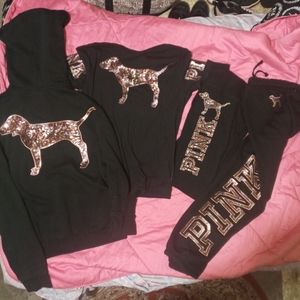 4pc vs pink pup bling M ❤️